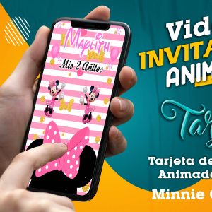 Video Invitación de Minnie Coqueta en MP4