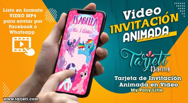 Video Invitación de My Pony Litle en MP4