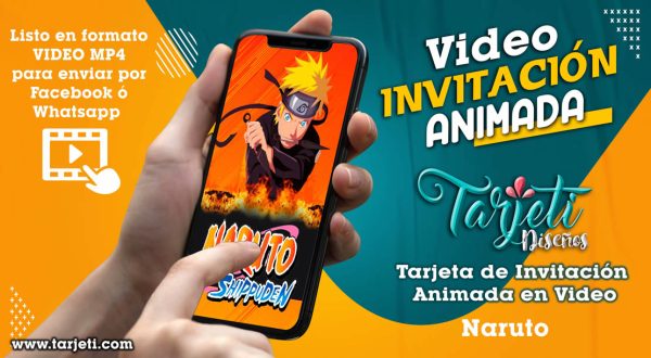 Video Invitación de Naruto 2 en MP4