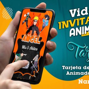 Video Invitación de Naruto en MP4