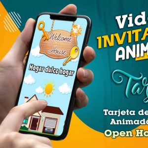 Video Invitación de Open House Casa en MP4