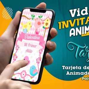 Video Invitación de Pajaritos en MP4