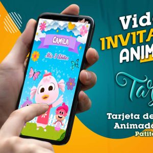 Video Invitación de Patita Lulu en MP4