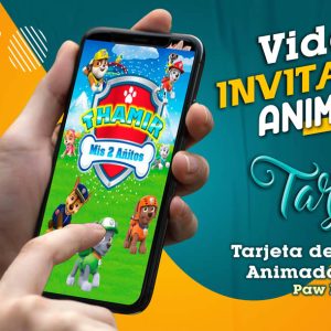 Video Invitación de Paw Patrol en MP4