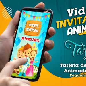 Video Invitación de Pequeños Heroes en MP4