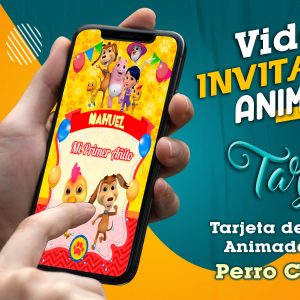 Video Invitación de Perro Chocolo 2 en MP4
