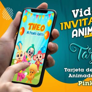 Video Invitación de Pinkfong en MP4