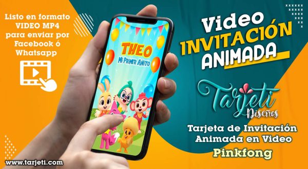 Video Invitación de Pinkfong en MP4