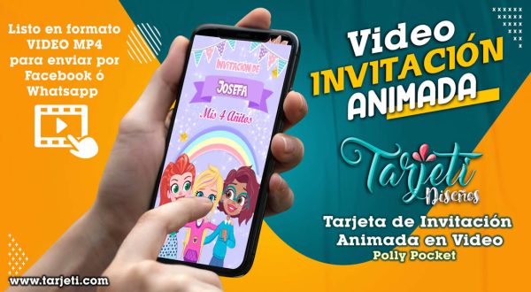 Video Invitación de Polly Pocket en MP4