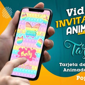 Video Invitación de Pop It  en MP4