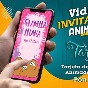 Video Invitación de Pou Papa en MP4