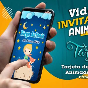 Video Invitación de Principito en MP4
