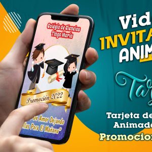 Video Invitación de Promocion Inicial 02 en MP4