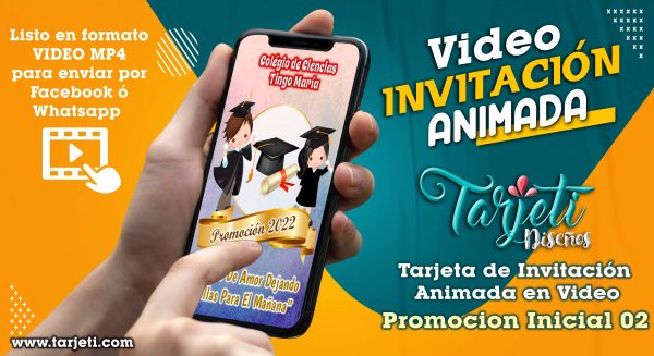 Video Invitación de Promocion Inicial 02 en MP4