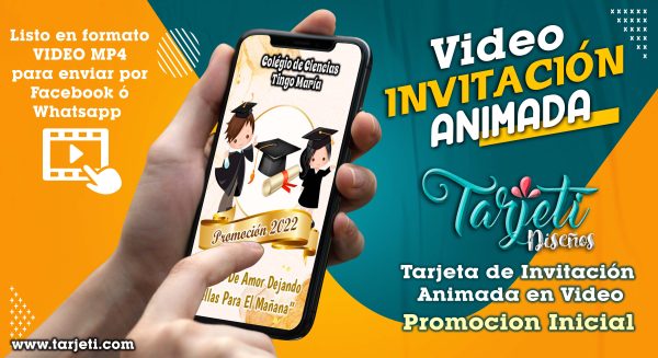 Video Invitación de Promocion Inicial en MP4