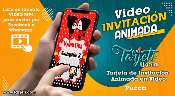 Video Invitación de Pucca en MP4