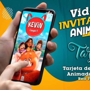 Video Invitación de Red Turning en MP4