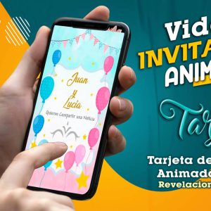 Video Invitación de Revelacion de Genero en MP4
