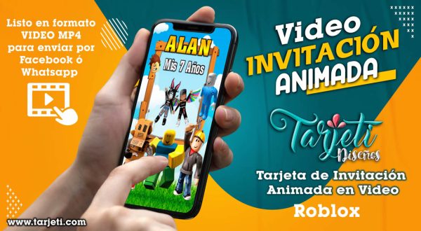 Video Invitación de Roblox en MP4