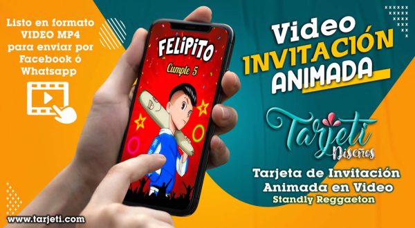 Video Invitación de Standly Reggaeton en MP4