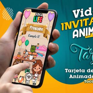 Video Invitación de Toca Life en MP4