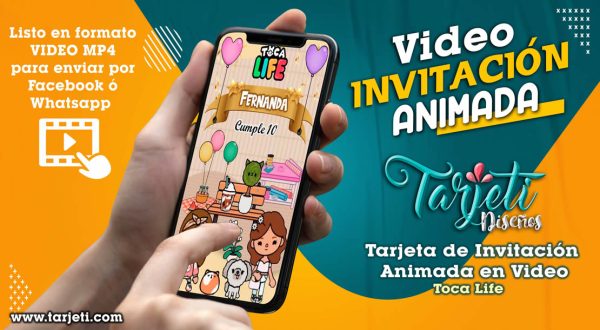 Video Invitación de Toca Life en MP4