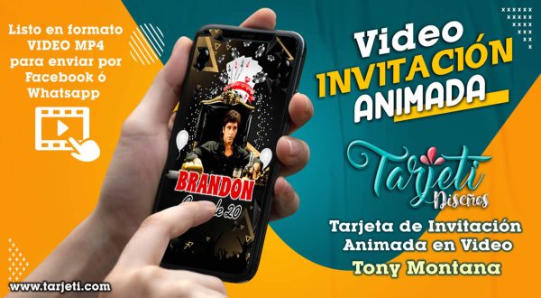 Video Invitación de Tony Montana en MP4