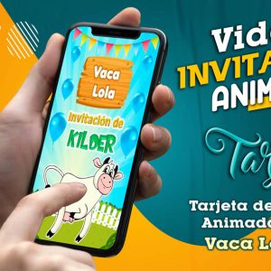 Video Invitación de Vaca Lola Niño en MP4