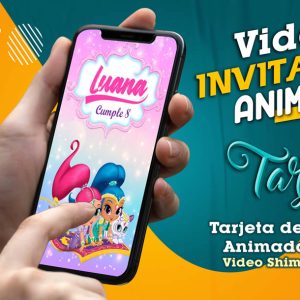 Video Invitación de Shimmer y Shineen en MP4