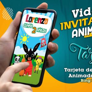 Video Invitación de Bing Bunny en MP4