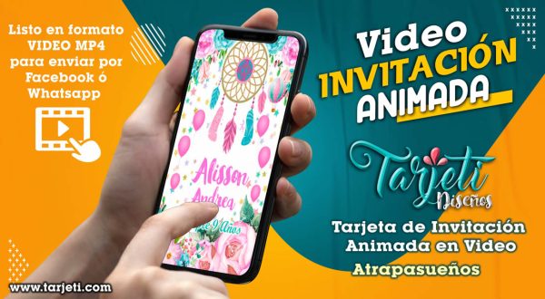 Video Invitación de Atrapasueños en MP4