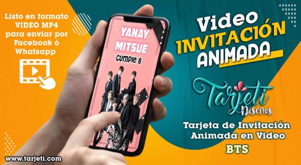 Video Invitación de BTS en MP4