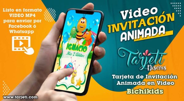 Video Invitación de Bichikids en MP4
