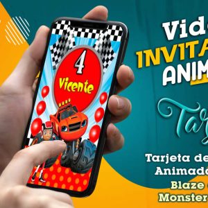 Video Invitación de Blaze and the Monster Machines en MP4