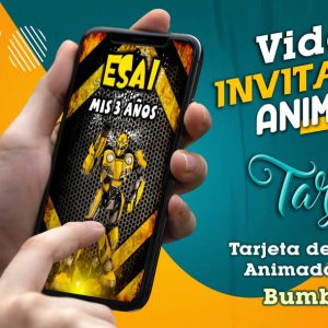 Video Invitación de Bumblebee en MP4