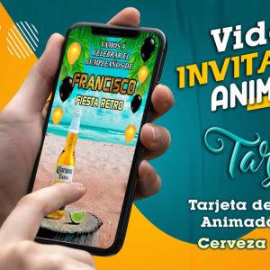 Video Invitación de Cerveza Corona en MP4