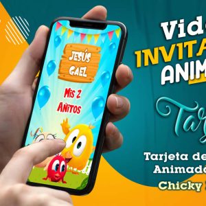 Video Invitación de Chicky Pollito en MP4