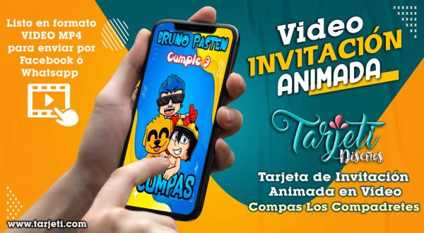 Video Invitación de Compas Los Compadretes en MP4