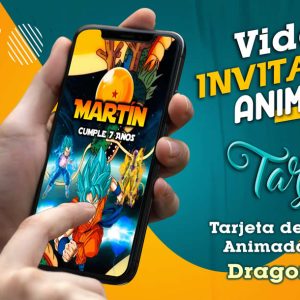 Video Invitación de Dragon Ball Z 02 en MP4