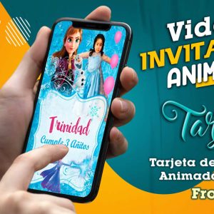 Video Invitación de Frozen en MP4