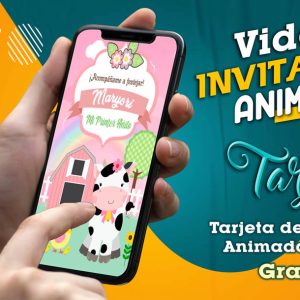 Video Invitación de Granjita en MP4