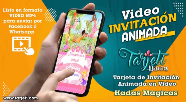 Video Invitación de Hadas Magicas en MP4