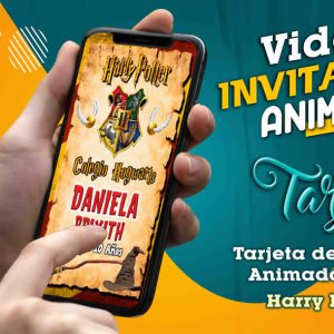 Video Invitación de Harry Potter en MP4