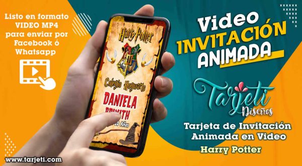 Video Invitación de Harry Potter en MP4