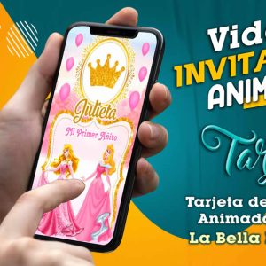 Video Invitación de Aurora La Bella Durmiente en MP4