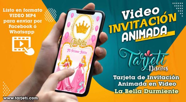 Video Invitación de Aurora La Bella Durmiente en MP4
