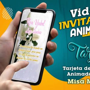 Video Invitación de Misa Mujer 03 en MP4