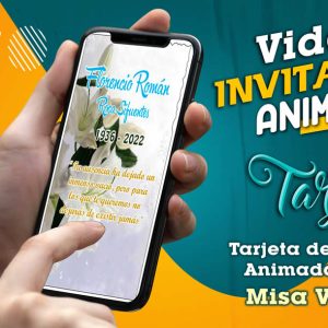Video Invitación de Misa Varon 03 en MP4