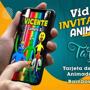 Video Invitación de Rainbow Friends en MP4