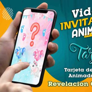 Video Invitación de Revelacion Genero 02 en MP4